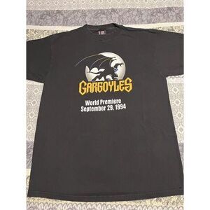 VTG Gargoyles Promo T Shirt XL World Premiere September 29, 1994 Giant By Tultex